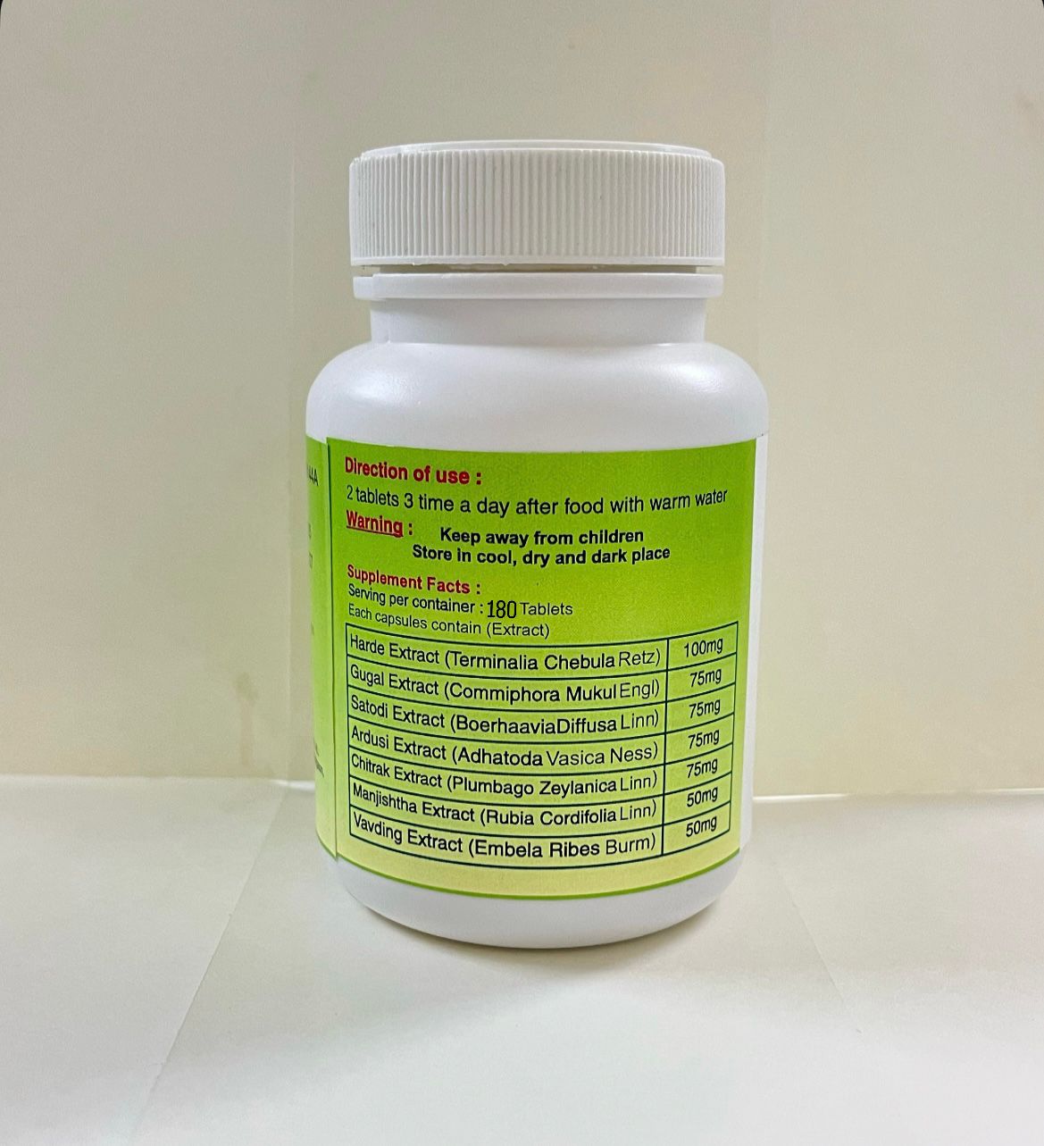 HerboPlusPro Fat Reducer Medicine180 N Tab